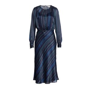 Veronica Beard - Dita Printed Devoré-satin Silk Midi Dress